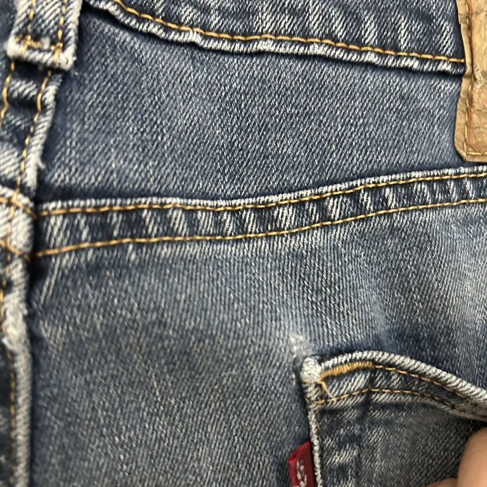 Levis Jeans Mens 34x32 (Fits 34x30) Blue Denim 505 Regular Straight American